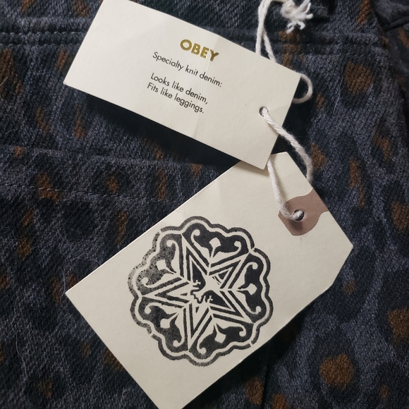 Obey Propaganda NWT Sz 26 Lean&Mean Jegggings - Picture 14 of 16